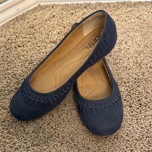 Earth Navy Blue Loafers
